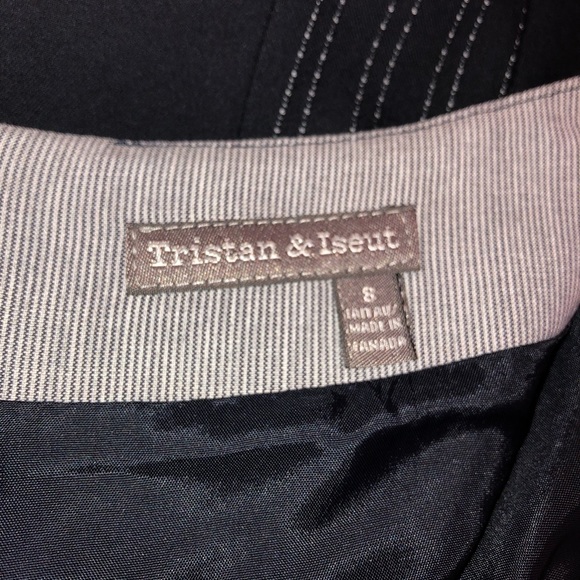 Navy knee length skirt - Picture 6 of 7